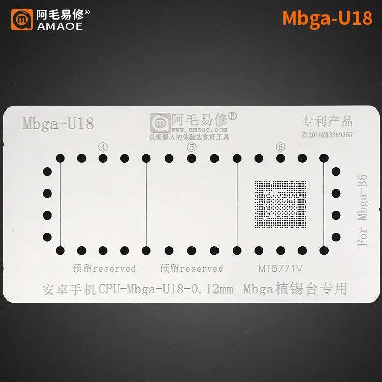 Amaoe BGA Reballing Stencil Template  For CPU MBGA - Image 14