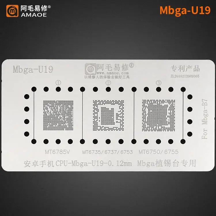 Amaoe BGA Reballing Stencil Template  For CPU MBGA - Image 15