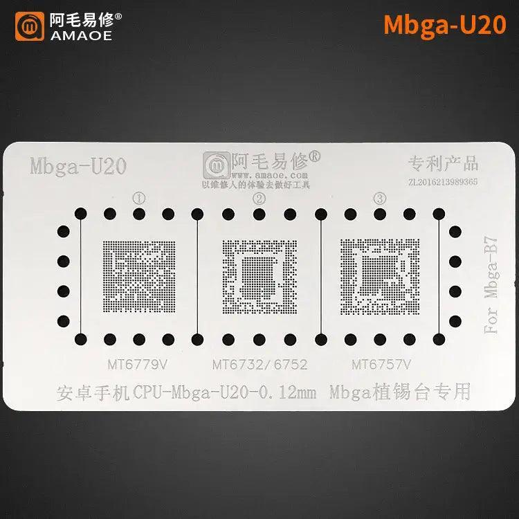 Amaoe BGA Reballing Stencil Template  For CPU MBGA - Image 16