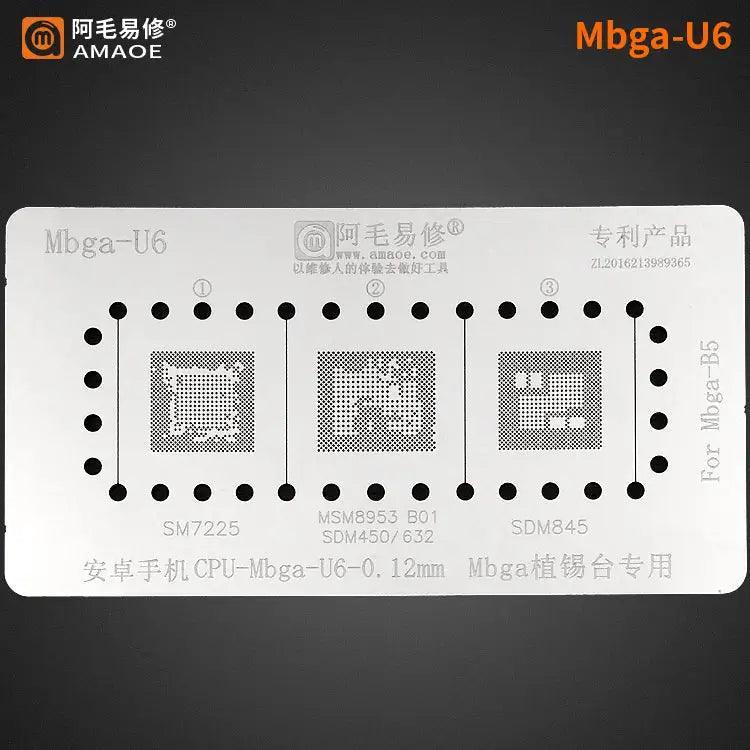 Amaoe BGA Reballing Stencil Template  For CPU MBGA - Image 2