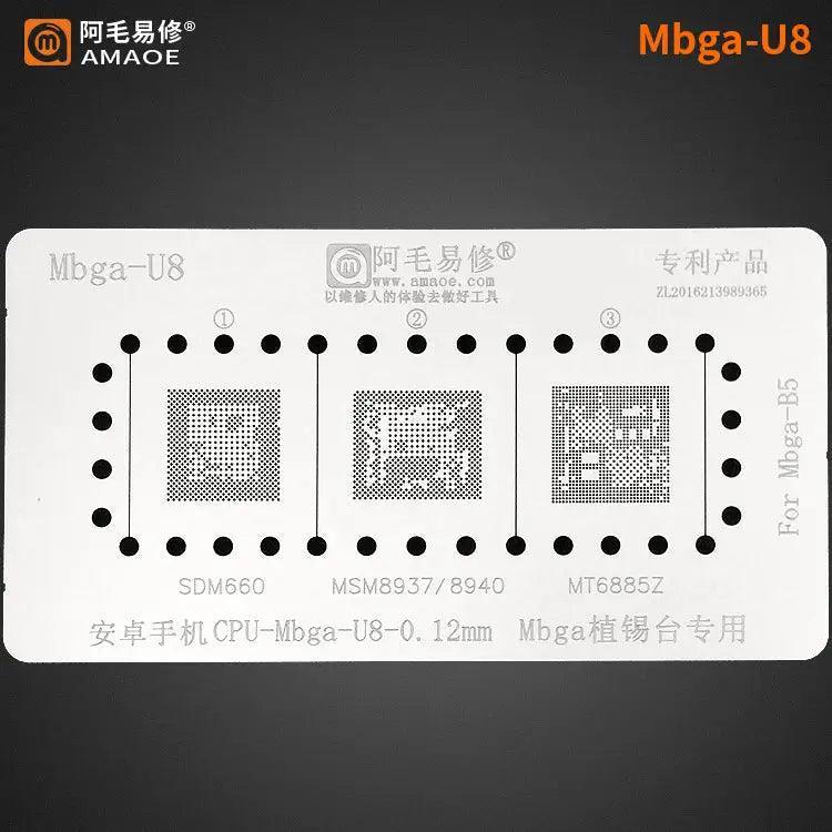 Amaoe BGA Reballing Stencil Template  For CPU MBGA - Image 4