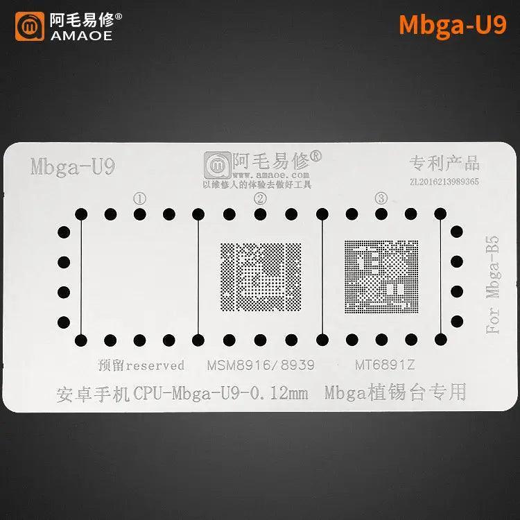 Amaoe BGA Reballing Stencil Template  For CPU MBGA - Image 5