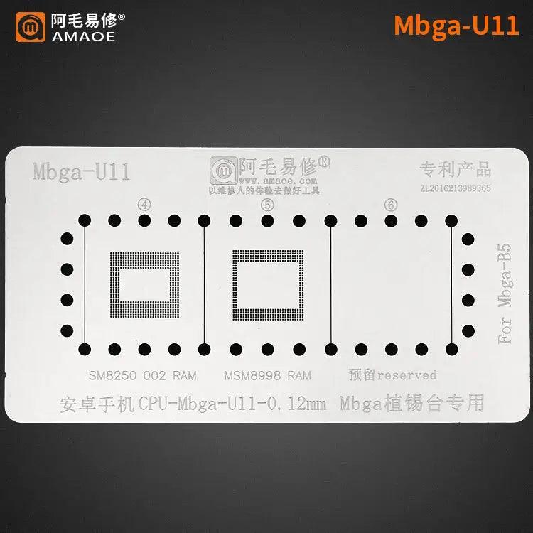 Amaoe BGA Reballing Stencil Template  For CPU MBGA - Image 7