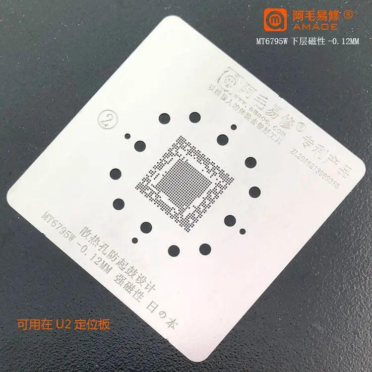 Amaoe BGA reballing Stencil Template for MTK CPU RAM - Image 12