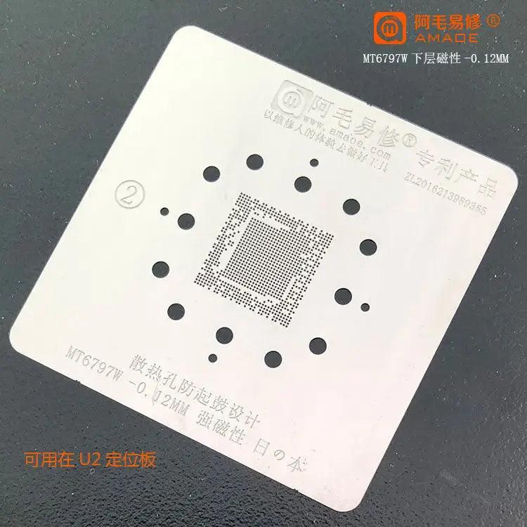 Amaoe BGA reballing Stencil Template for MTK CPU RAM - Image 14