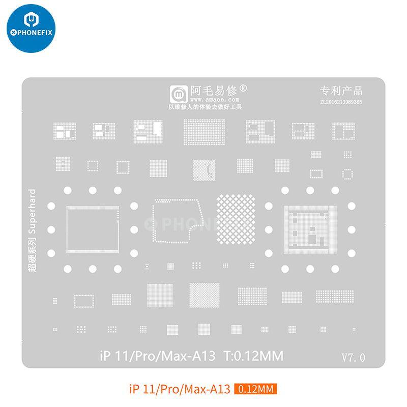 Amaoe BGA Reballing Stencil With CPU Position For iPhone A8-A19 - Image 12