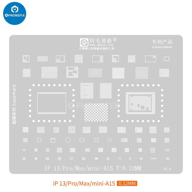 Amaoe BGA Reballing Stencil With CPU Position For iPhone A8-A19 - Image 14