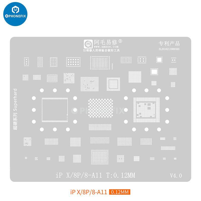 Amaoe BGA Reballing Stencil With CPU Position For iPhone A8-A19 - Image 15