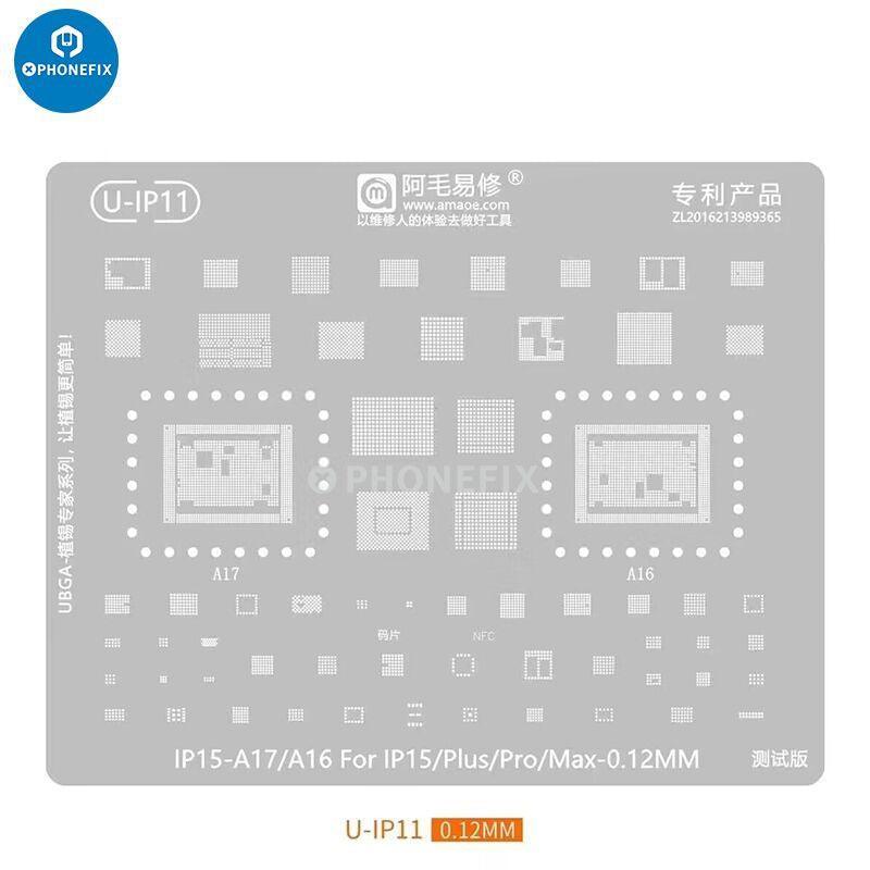 Amaoe BGA Reballing Stencil With CPU Position For iPhone A8-A19 - Image 17