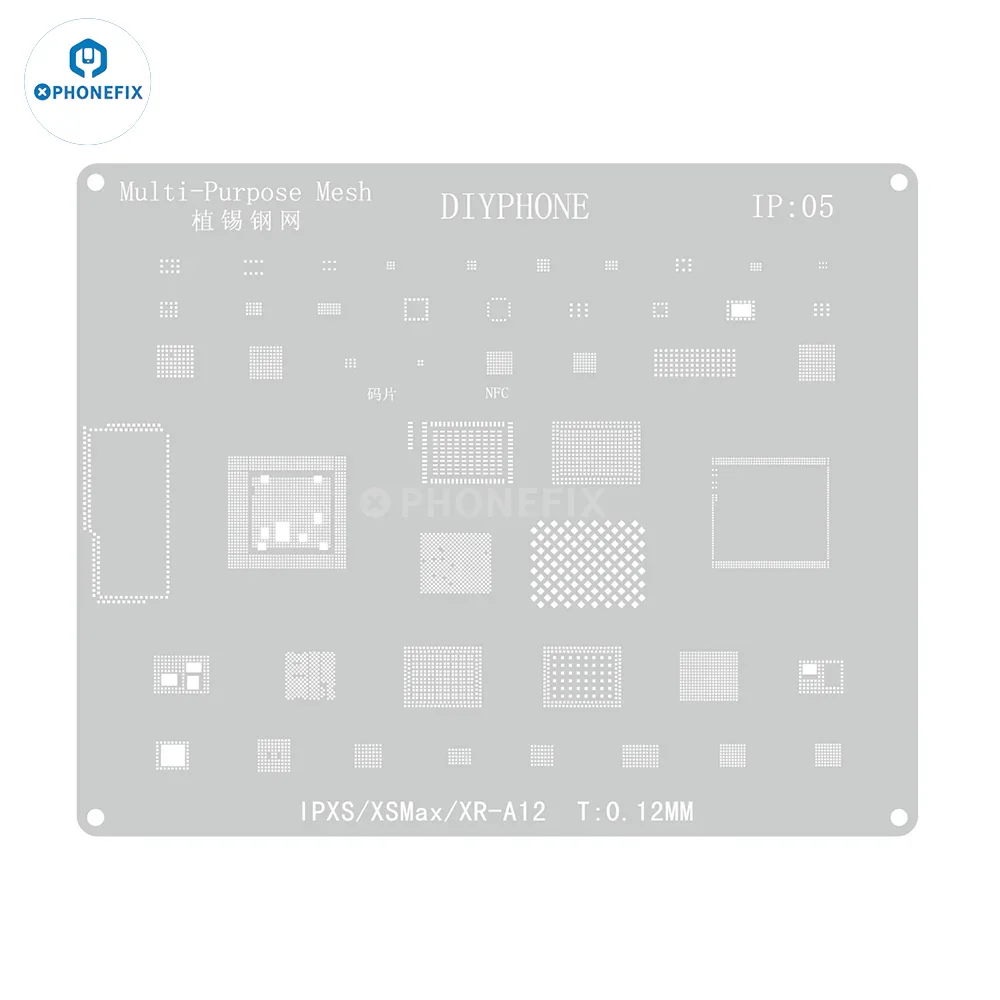 Amaoe BGA Reballing Stencil With CPU Position For iPhone A8-A19 - Image 23
