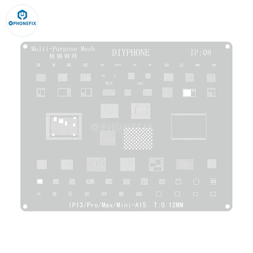 Amaoe BGA Reballing Stencil With CPU Position For iPhone A8-A19 - Image 26