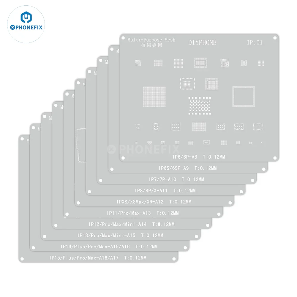 Amaoe BGA Reballing Stencil With CPU Position For iPhone A8-A19 - Image 6