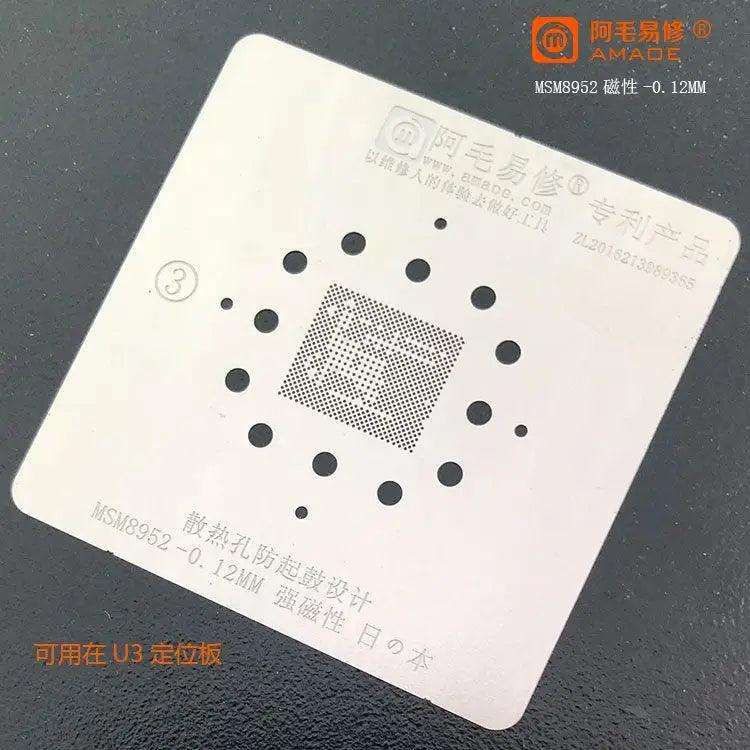 Amaoe BGA Stencil For Qualcomm CPU Reballing template - Image 13