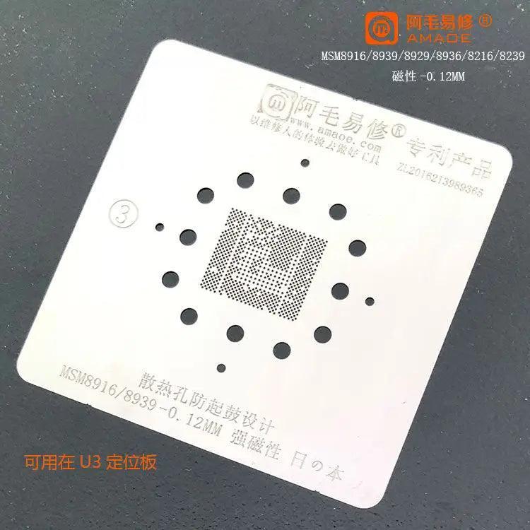Amaoe BGA Stencil For Qualcomm CPU Reballing template - Image 15