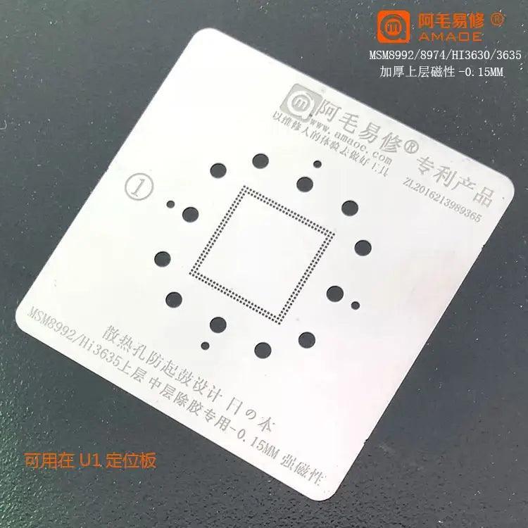 Amaoe BGA Stencil For Qualcomm CPU Reballing template - Image 25