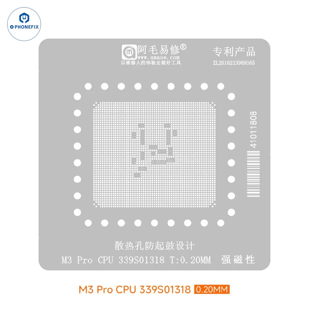 AMAOE CPU Tin Planting Platform For MacBook M1/M2/M3 Pro - Image 20