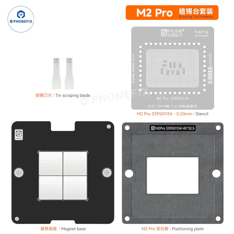 AMAOE CPU Tin Planting Platform For MacBook M1/M2/M3 Pro - Image 7