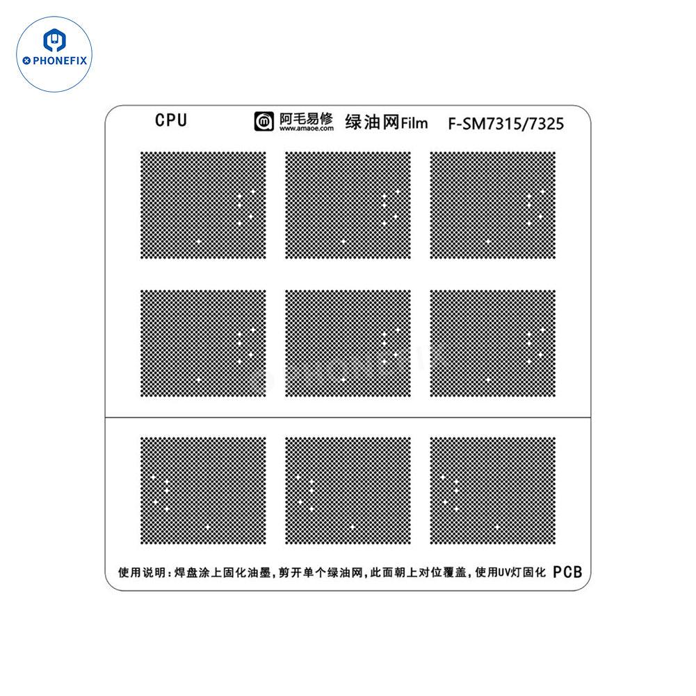 AMAOE Green Oil Network Film for iphone A10-A17 CPU BGA Reballing - Image 51