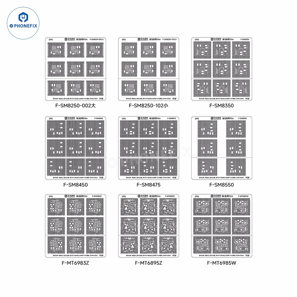 Amaoe Green Oil UV Stencil for phone Solder Ink CPU IC Tinning Repair - Image 15