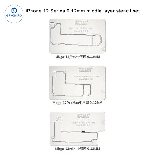 AMAOE iPhone 12-17 Pro Max Middle Layer Steel Mesh Positioning Mold - Image 11