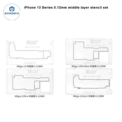 AMAOE iPhone 12-17 Pro Max Middle Layer Steel Mesh Positioning Mold - Image 12