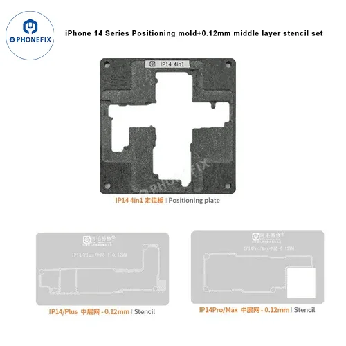 AMAOE iPhone 12-17 Pro Max Middle Layer Steel Mesh Positioning Mold - Image 5