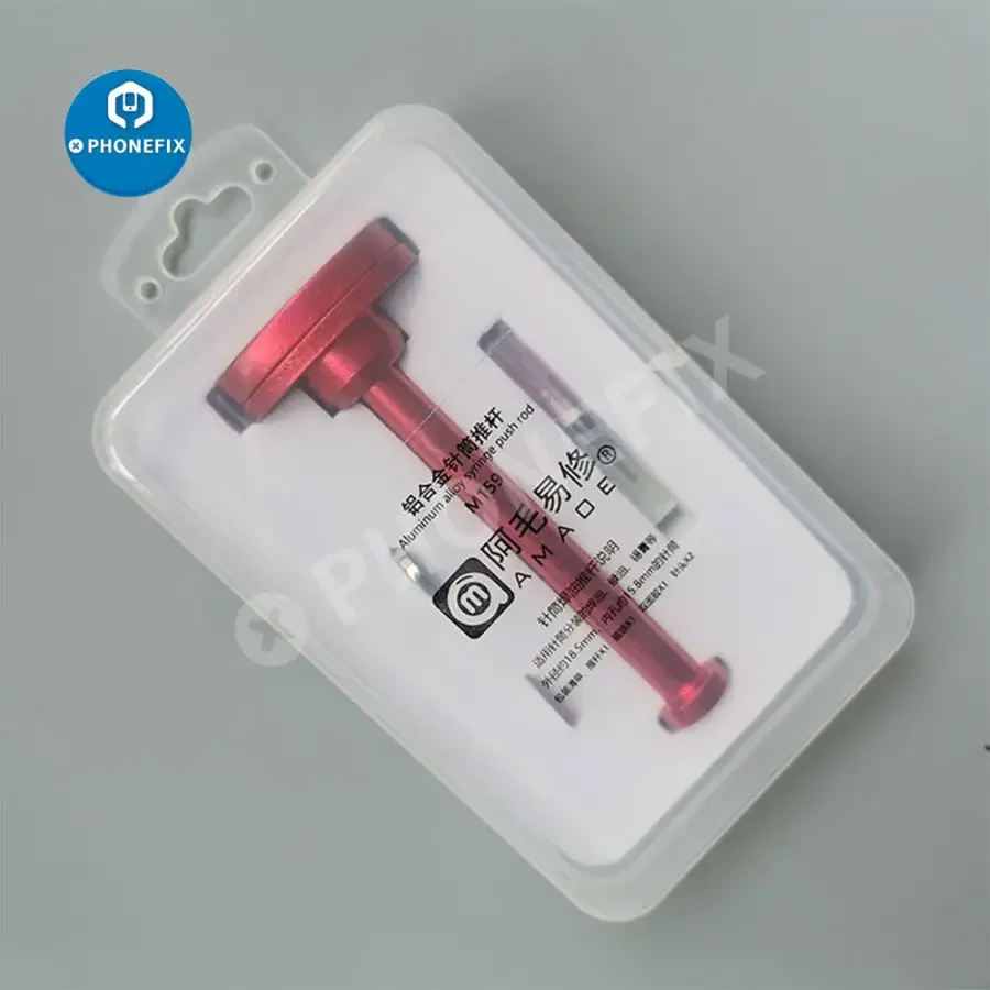 AMAOE M50 M159 M52 Solder Paste Flux Aluminum Alloy Syringe - Image 3