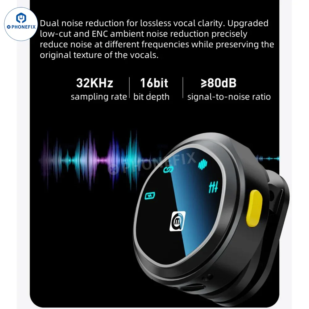 AMAOE MIC-A Wireless Microphone for Live Video Recording - Image 3