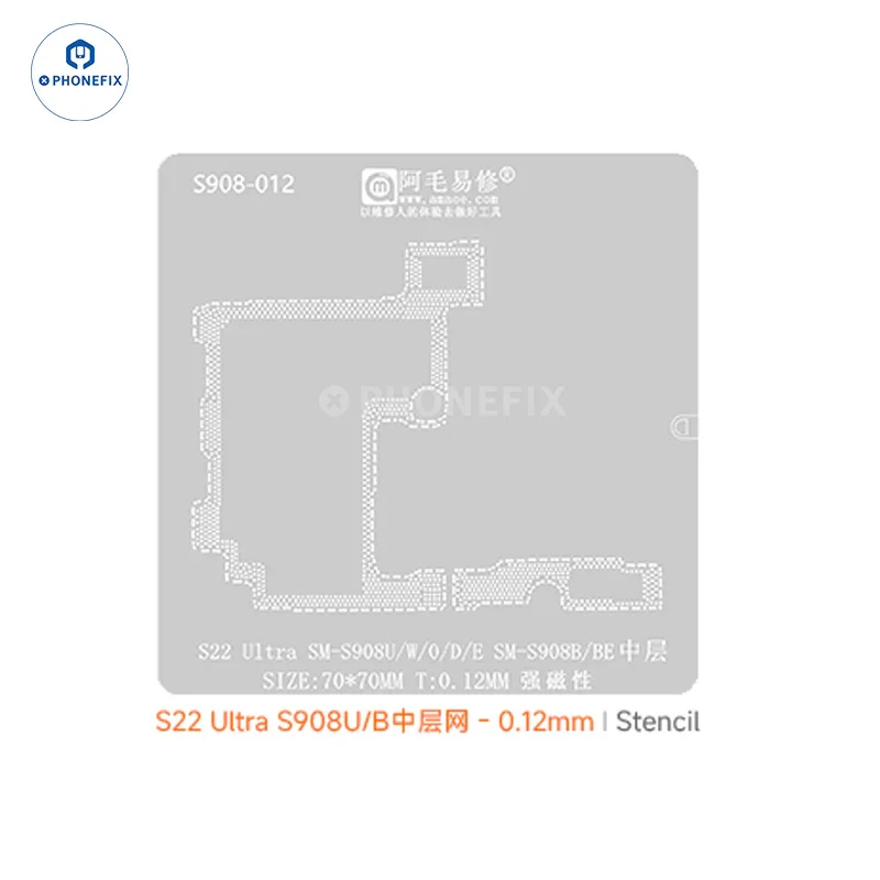 AMAOE Middle Layer BGA Reballing Stencil For SAMSUNG - Image 21