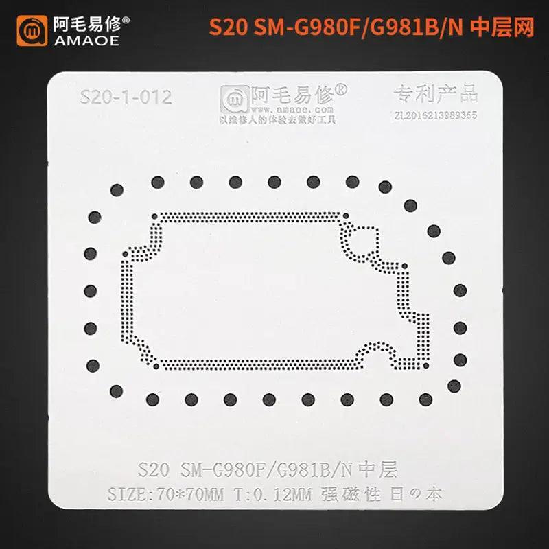 AMAOE Middle Layer BGA Reballing Stencil For SAMSUNG - Image 8