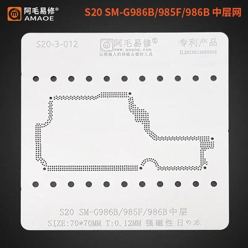 AMAOE Middle Layer BGA Reballing Stencil For SAMSUNG - Image 9