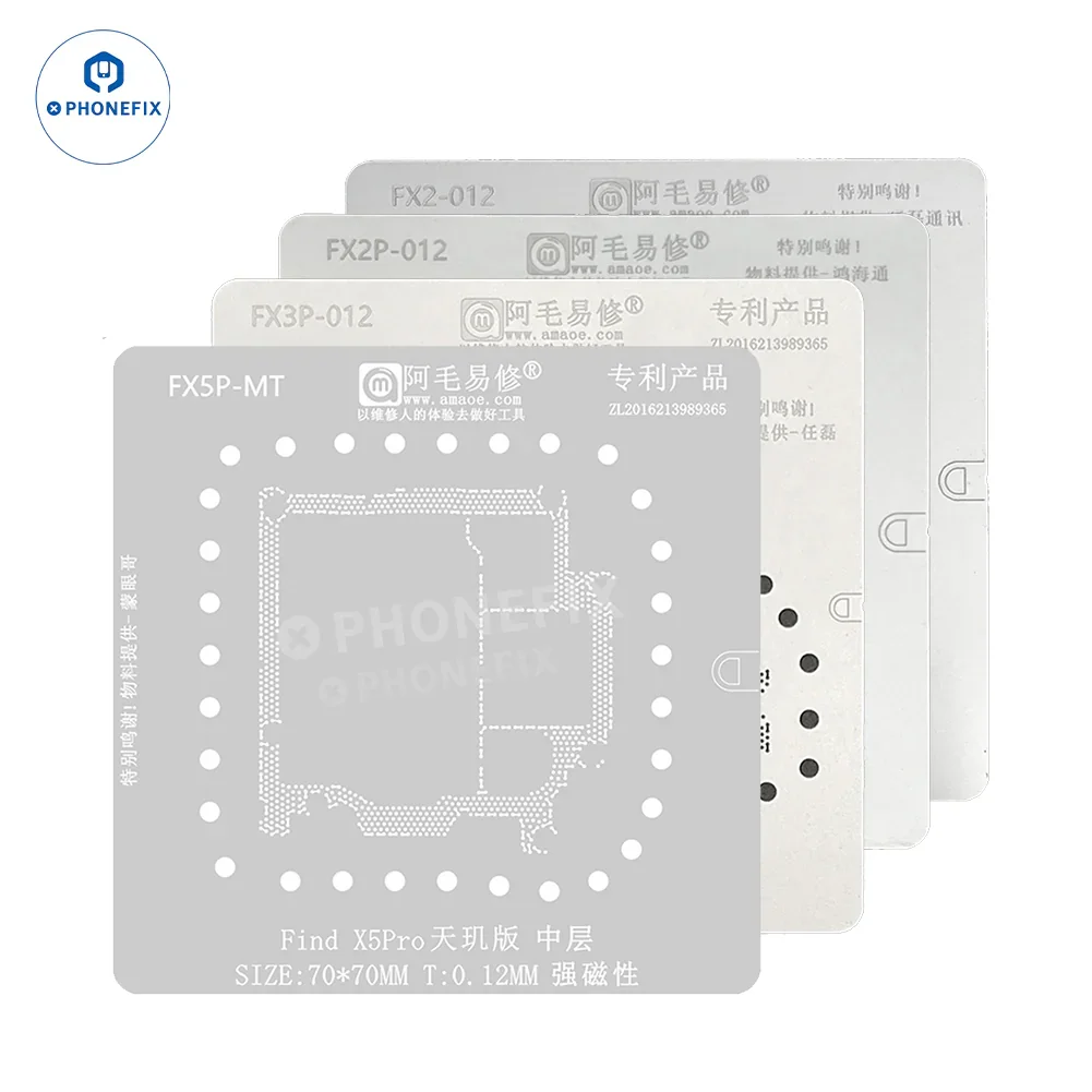 Amaoe Middle Layer Reballing Stencil For Huawei Xiaomi Android Phones - Image 2