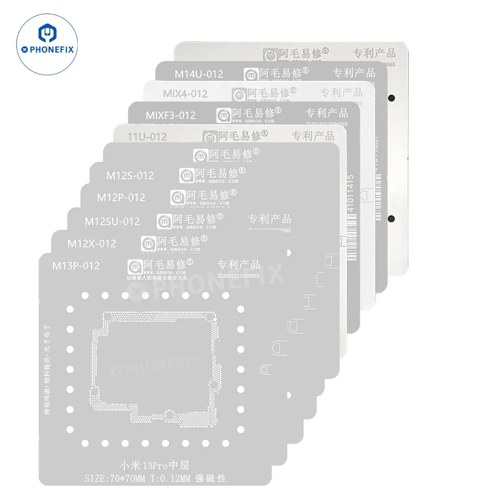 Amaoe Middle Layer Reballing Stencil For Huawei Xiaomi Android Phones - Image 6