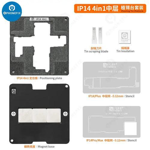 Amaoe Middle Layer Tin Planting Platfrom for iPhone X-17 Pro Max - Image 10