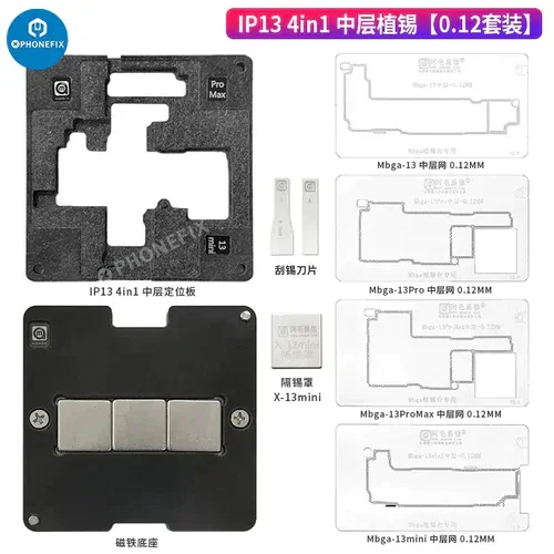 Amaoe Middle Layer Tin Planting Platfrom for iPhone X-17 Pro Max - Image 7