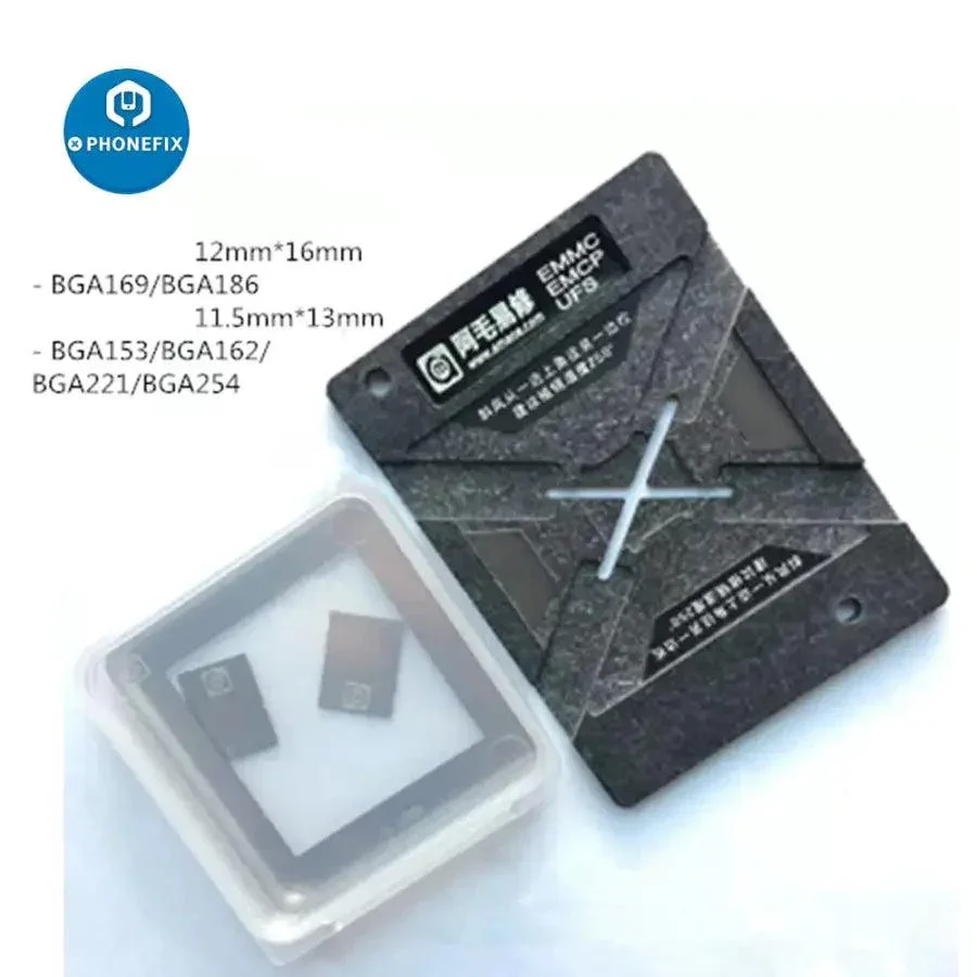 Amaoe BGA Reballing Stencil EMMC EMCP UFS Positioning Platform - Image 5