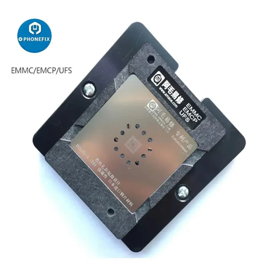 Amaoe BGA Reballing Stencil EMMC EMCP UFS Positioning Platform - Image 7