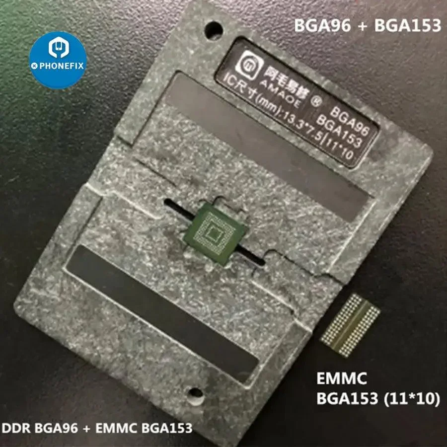 Amaoe BGA Reballing Stencil EMMC EMCP UFS Positioning Platform - Image 9