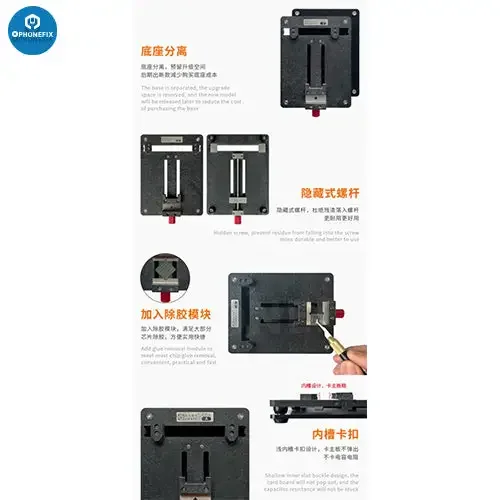 Amaoe OFix-A AFix-B Phone Repair Fixture Universal PCB Holder - Image 6