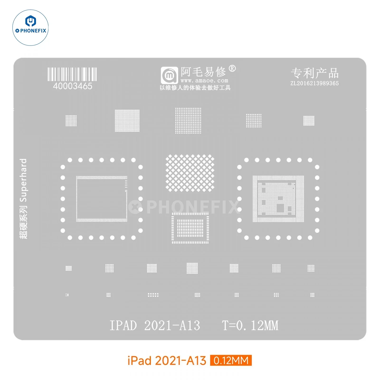 Amaoe Reballing Stencil For iPad Series CPU Nand Chips Soldering - Image 15