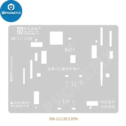 Amaoe Screen Cable IC Protection Stencil For iPhone 11-13 Pro Max - Image 2