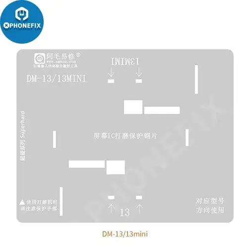 Amaoe Screen Cable IC Protection Stencil For iPhone 11-13 Pro Max - Image 4