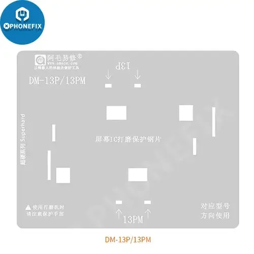 Amaoe Screen Cable IC Protection Stencil For iPhone 11-13 Pro Max - Image 5