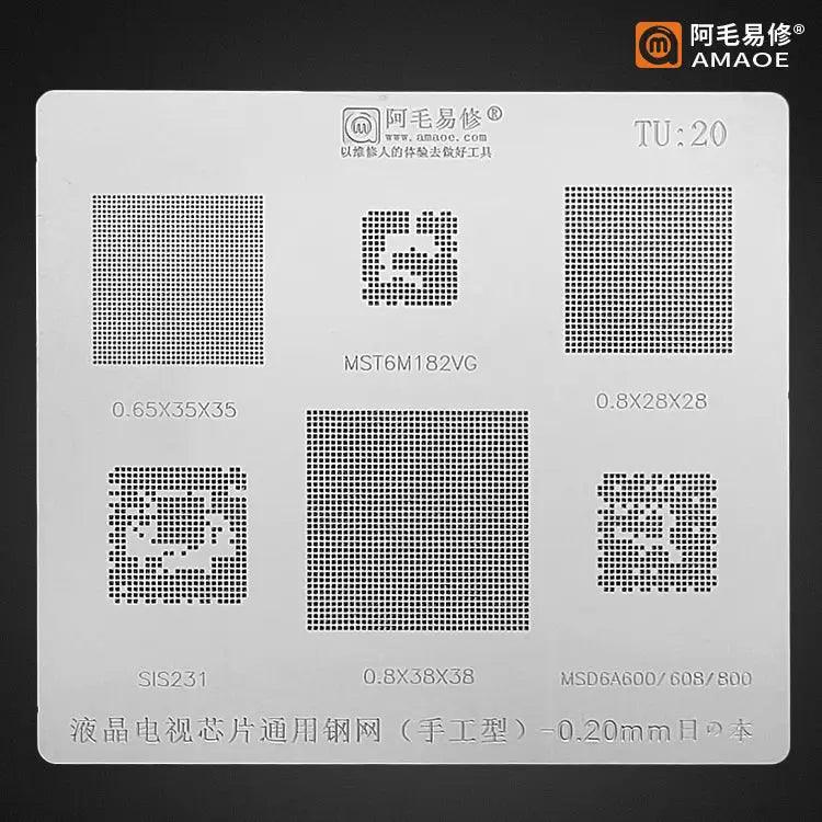 Amaoe Square Hole Solder Tin Plant Net For LCD TV CPU TU1-41 - Image 20