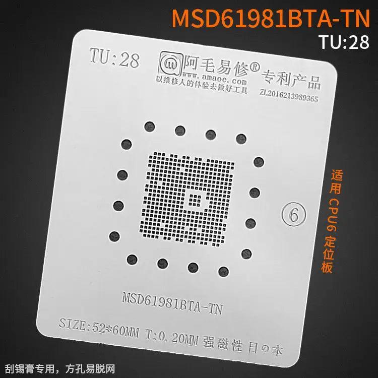Amaoe Square Hole Solder Tin Plant Net For LCD TV CPU TU1-41 - Image 28