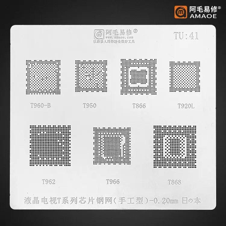 Amaoe Square Hole Solder Tin Plant Net For LCD TV CPU TU1-41 - Image 41