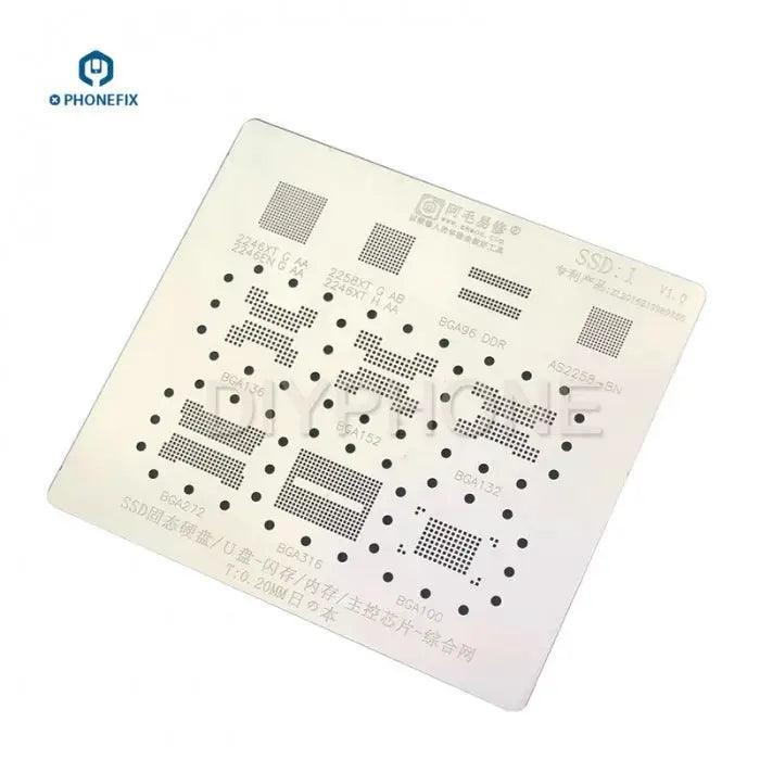 AMAOE SSD DDR Memory 0.12mm BGA Reballing Stencil Template Net - Image 6