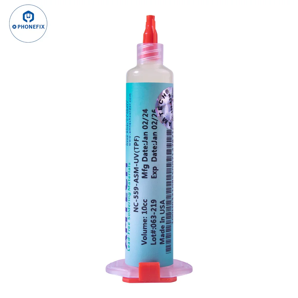 AMTECH NC-559-ASM Lead-Free Solder Flux Paste for BGA Welding Repair - Image 9