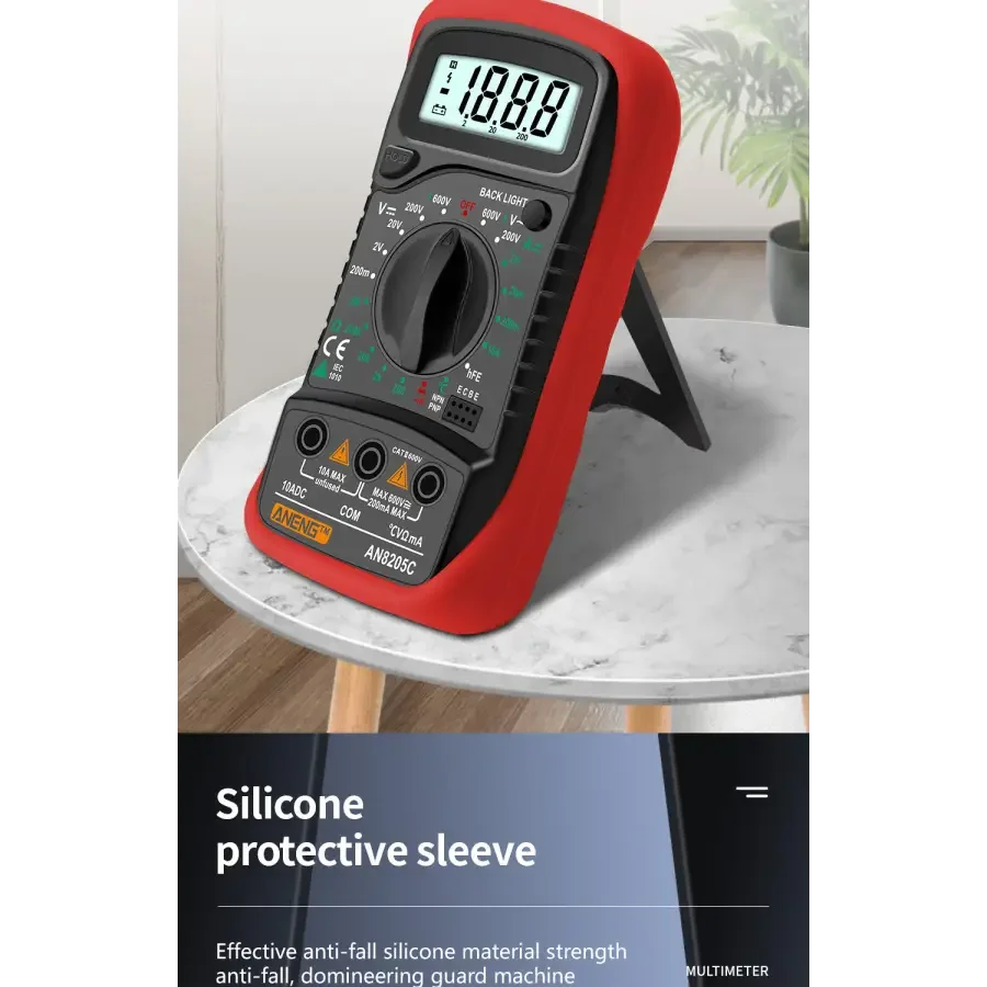 AN8205C Digital Multimeter AC/DC Volt Meter DC Ammeter Tester - Image 7