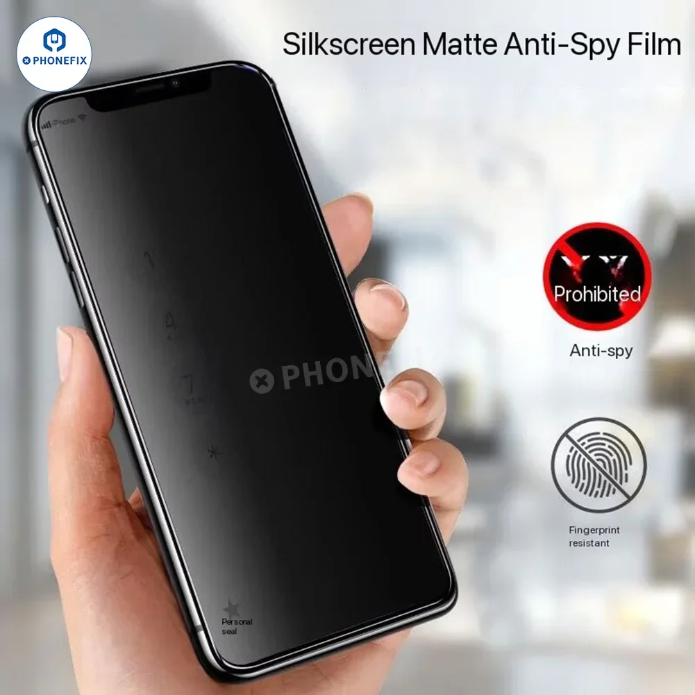 Anti Spy Privacy Tempered Glass Film for iPhone 12-17 Pro Max - Image 5